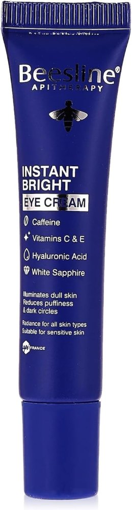 Beesline Instant Bright Eye Cream Caffeine - 15ml | بيزلين كريم الكافئيين لنضارة حول العين - 15 مل