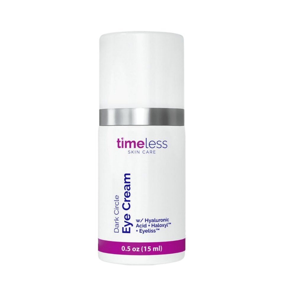 timeless Skin Care Dark Circle Eye Cream with Hyaluronic Acid + Haloxyl + Eyeliss - 15ml | تايم ليس كريم للعين للتخلص من الهالات الداكنة - 15مل