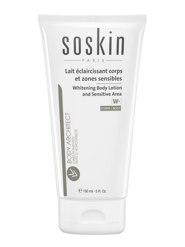 Soskin Whitening Body Lotion And Sensitive Area - 150ml | سوسكن لوشن مفتح للجسم و المناطق الحساسة - ١٥٠ مل