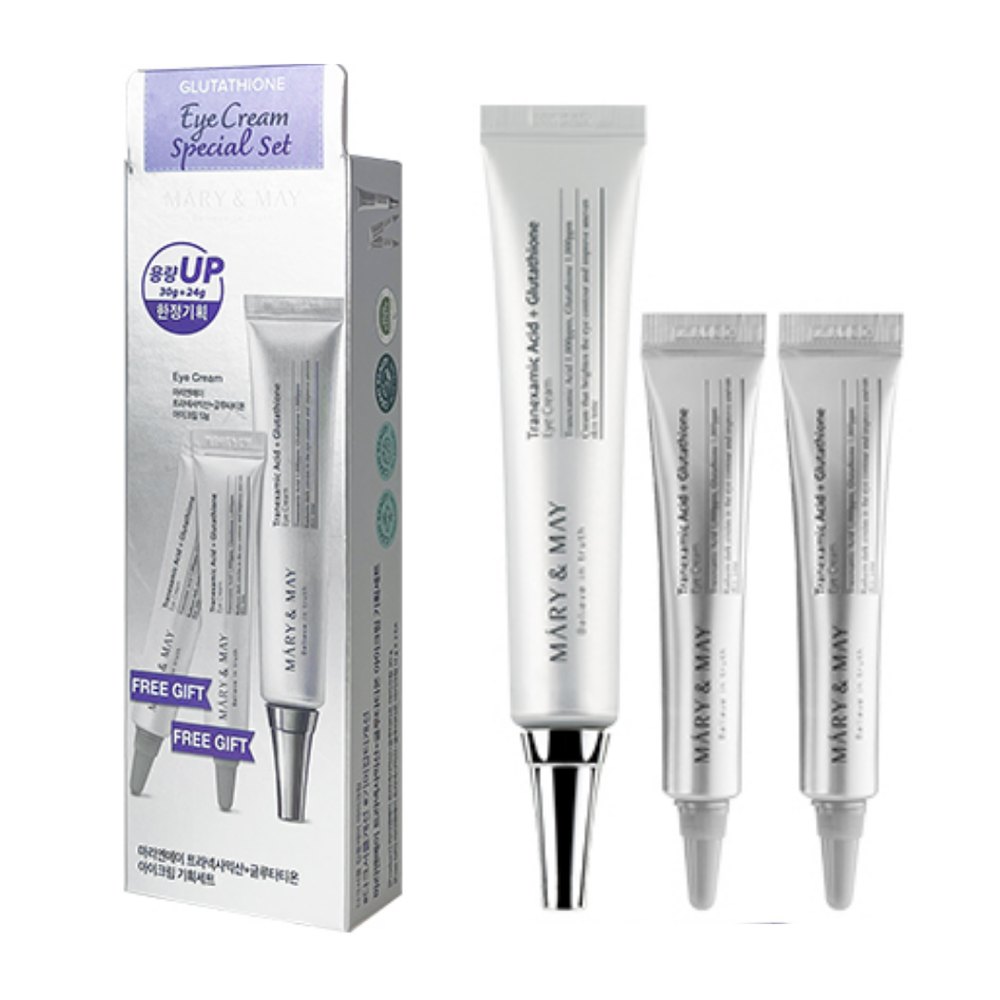 MARY&MAY Glutathione Eye Cream Special Set - 30g+24g| ماري اند ماي كريم العيون -30غرام+24غرام