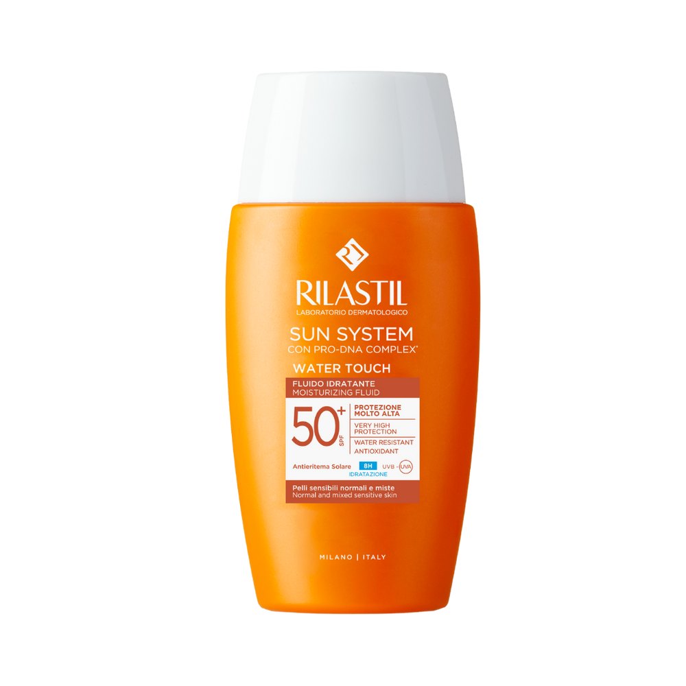 RILASTIL Sun System Water Touch Moisturizing Fluid SPF50 - 50ml | ريلاستيل واقي شمسي بقوام مائي خفيف و مرطب spf50 - 50 مل
