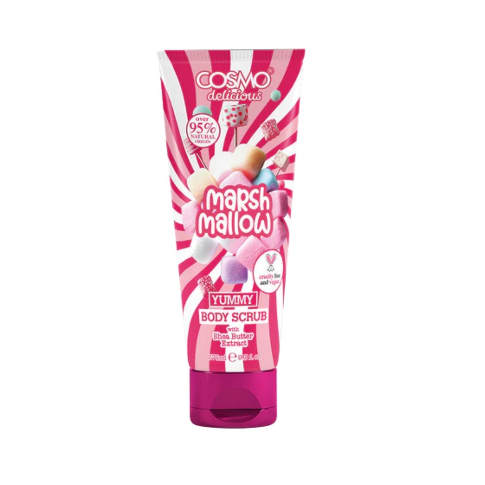 COSMO Marsh Mallow Yummy Body Scrub - 275ml | كوزمو سكراب للجسم برائحة المارشميلو - 275 مل