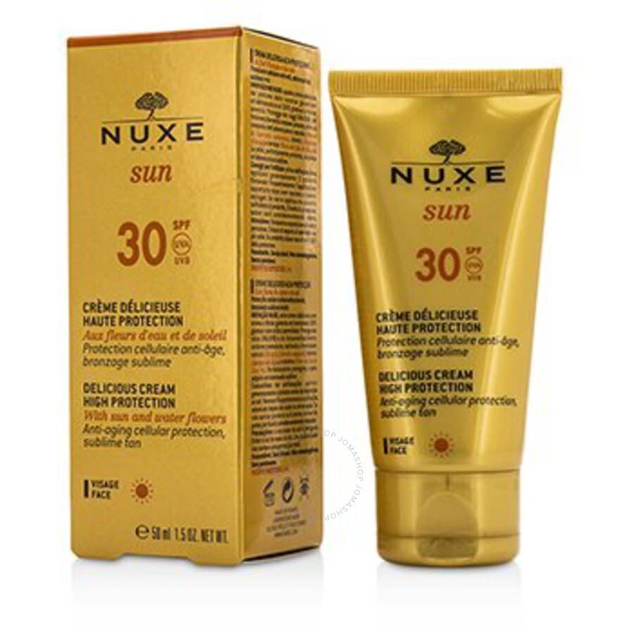 NUXE Sun Delicious Cream High Protection For Face SPF 30 - 50ml | نوكس كريم واقي شمس للبشرة مع عامل حماية من الشمس 30 - 50 مل