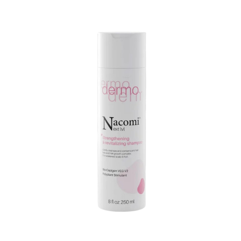 Nacomi Dermo Strengthening And Revitalizing Shampoo - 250ml | ناكومي شامبو مقوي ومنشط للشعر - 250مل