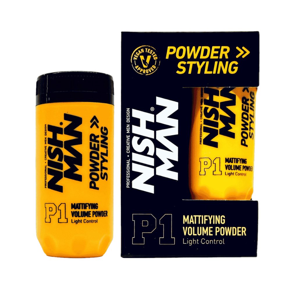 NISH MAN Powder Styling Light Control - 20g| نيشمان بودرة تصفيف الشعر -20 غرام