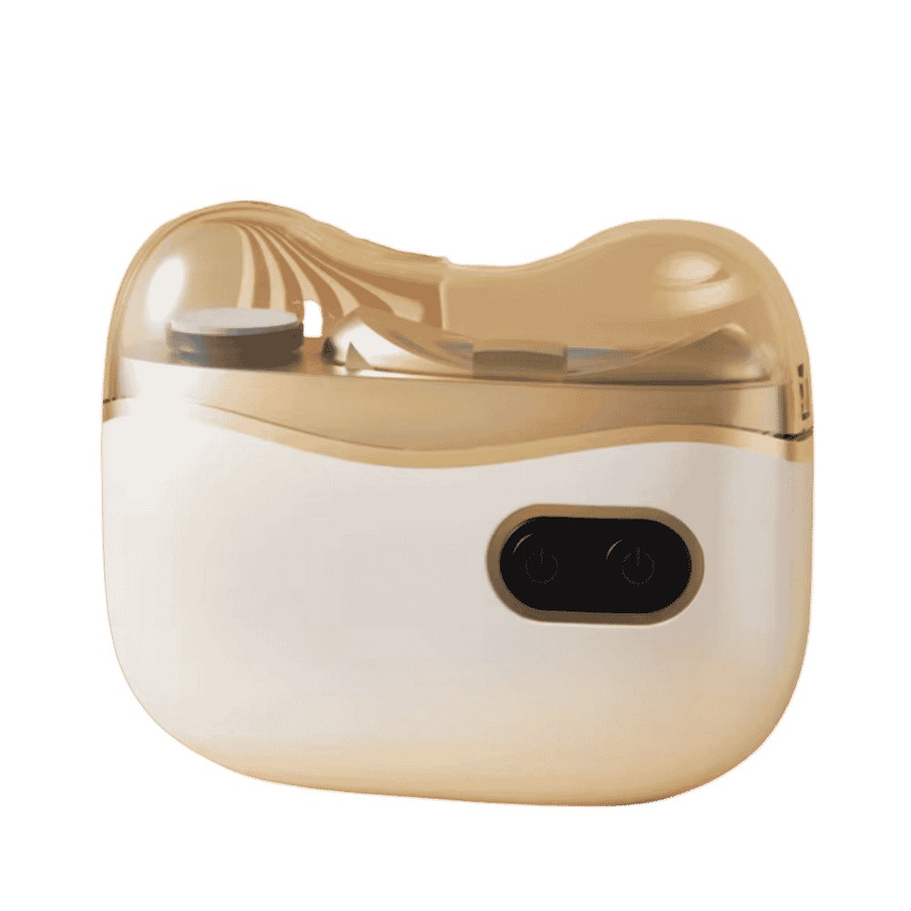 Nabun 2 In 1 Electric Nail Clipper White | نابون قصاصة أظافر كهربائية 2 في 1 باللون الأبيض