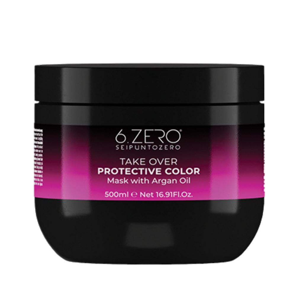 6. Zero Take Over – PROTECTIVE COLOR Mask On Dyed - 500ml | ماسك للشعر المصبوغ - 500 مل