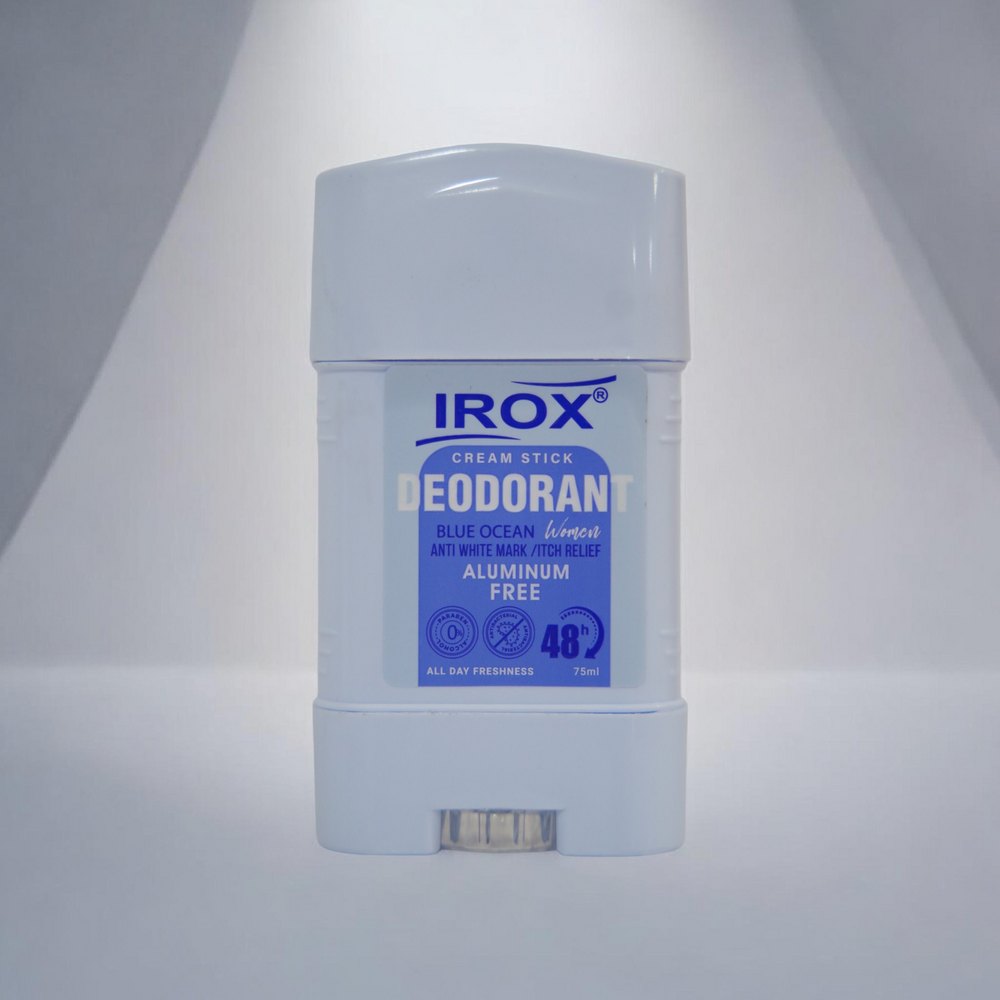 Irox blue ocean deodorant women - 75ml | ايروكس كريم مزيل عرق بلو أوشن للنساء - 75مل
