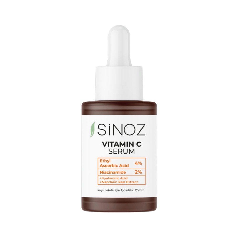 Sinoz Vitamin C 4% + Niacinamide 2% Serum - 30ml | سينوز سيروم بالفيتامين سي والنياسيناميد - 30 مل