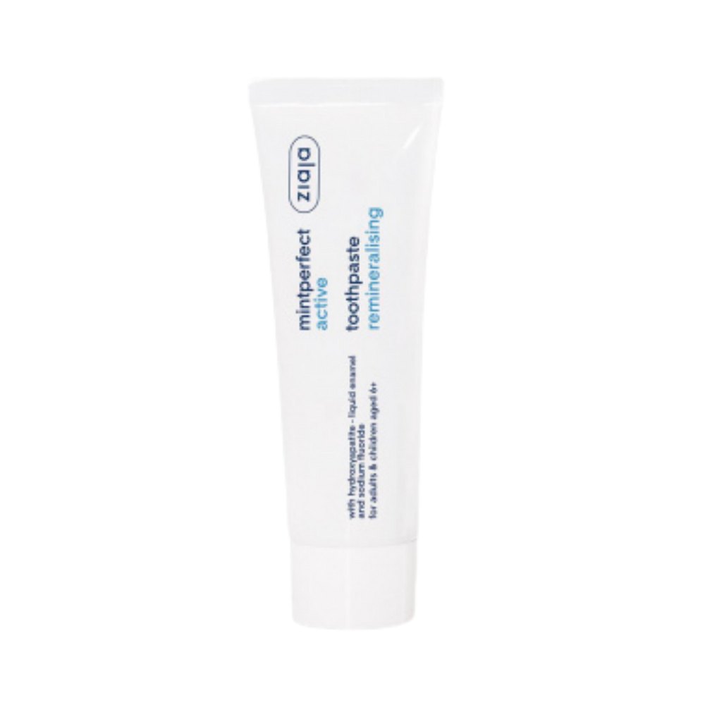Ziaja Mintperfekt Activ toothpaste remineralizing - 75ml | جايا معجون اسنان للحماية من التسوس - 75 مل