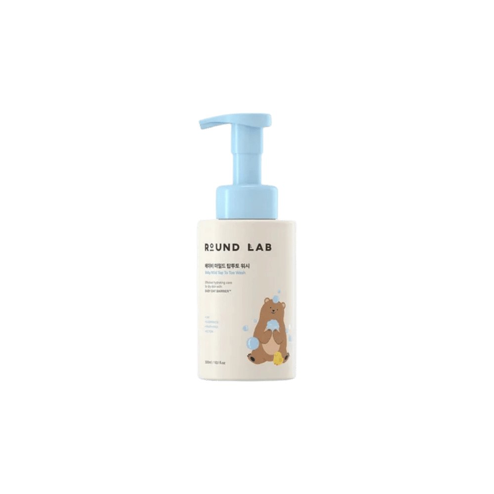 ROUND LAB BABY MILD TOP TO TOE WASH - 300ml | راوند لاب غسول شامل للعناية ببشرة الأطفال و الرضع - 300مل