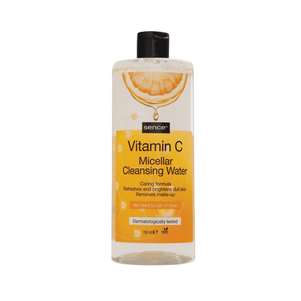 Sence Beauty Vitamin C Micellar Cleansing Water - 750ml | سينس بيوتي ماء ميسلر لتنظيف الوجه فيتامين سي - 750مل