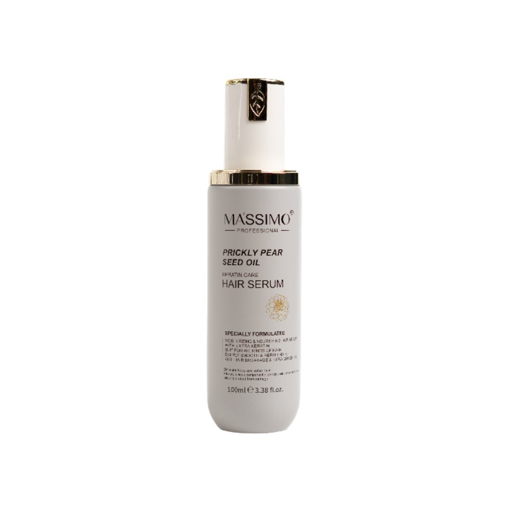 MASSIMO Prickly Pear Seed Oil Keratin Care Hair Serum - 100ml | ماسيمو سيروم شعر زيت بذر التين الشوكي - 100مل
