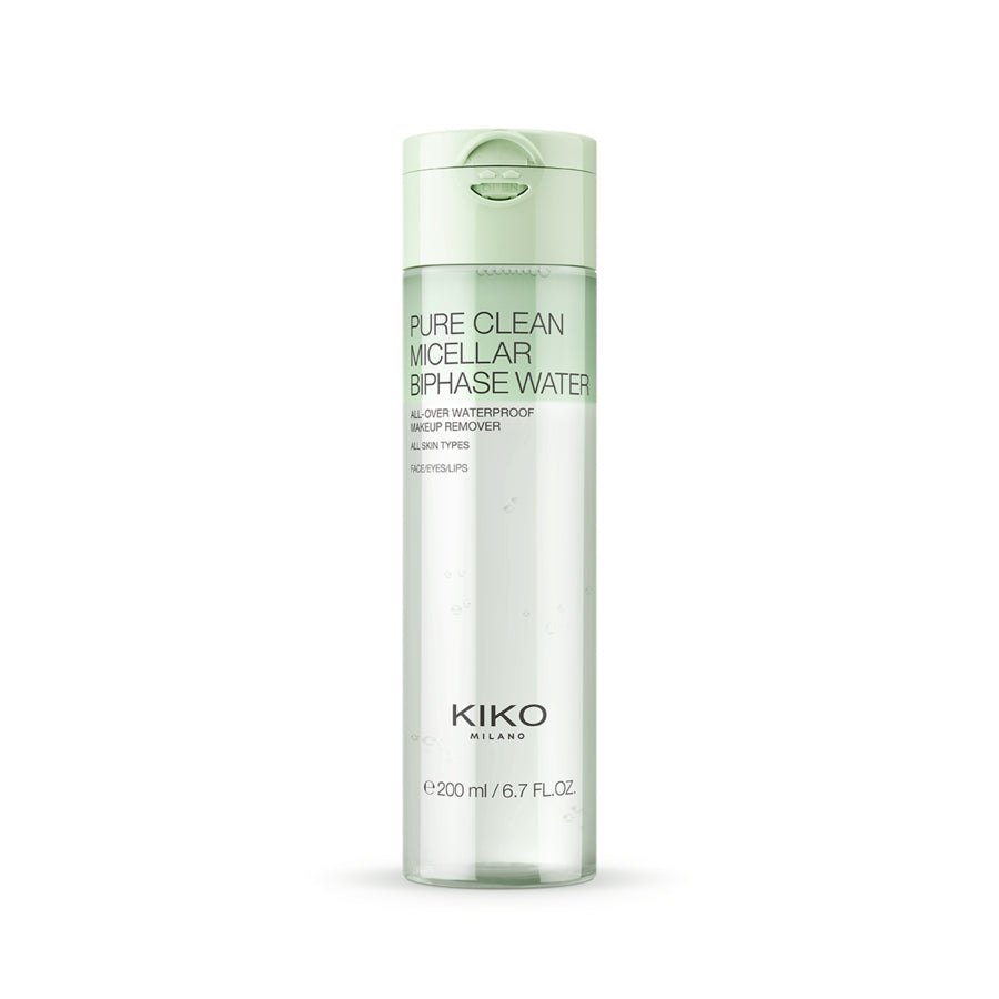 KIKO Pure Clean Micellar Biphase Water - 200ml | كيكو مزيل مكياج ميسيلار ثنائي الطور - 200 مل