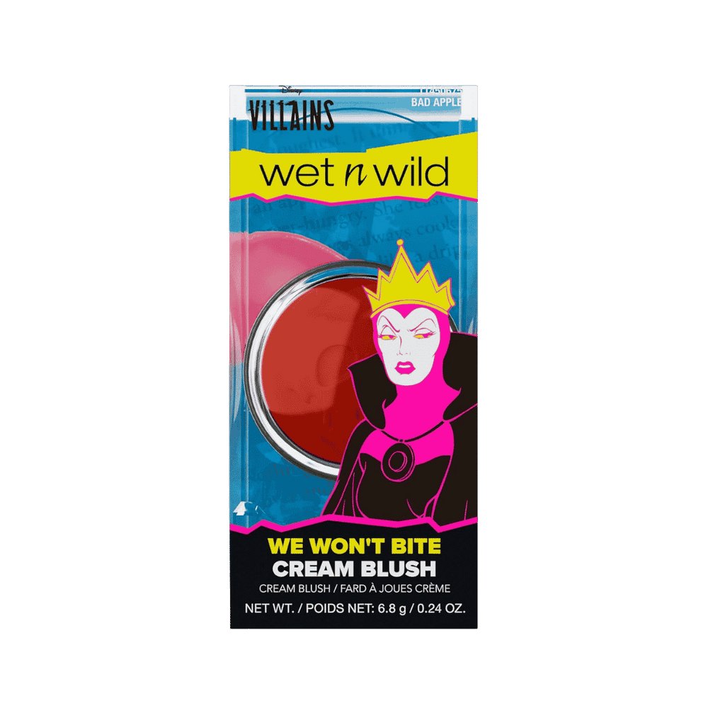 Wet n Wild x Disney Villains We Won't Bite Cream Blush - 6.8g | ويت ان وايلد بلاش كريمي × ديزني فيلنز وي وونت بايت - 6.8 غرام