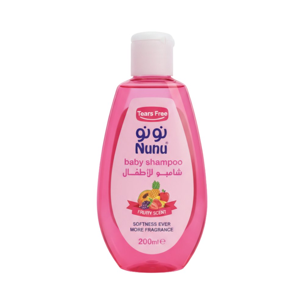 Nunu Baby Shampoo Fruity Scent - 200ml | نونو شامبو للأطفال برائحة الفواكه - 200 مل