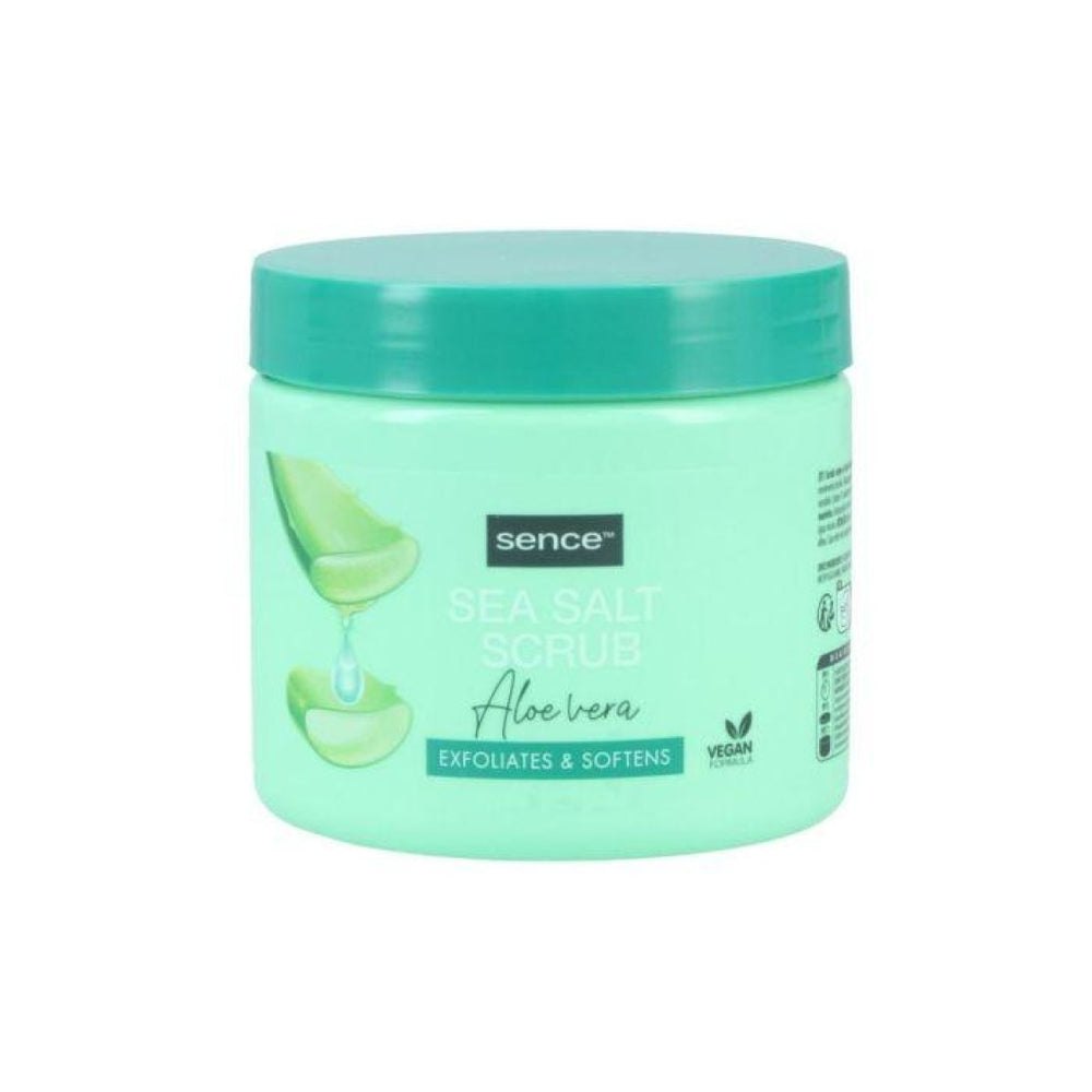Sence Beauty Body Scrub Salt Aloe Vera - 500g | سينس بيوتي سكراب للجسم بالألوفيرا - 500 غ