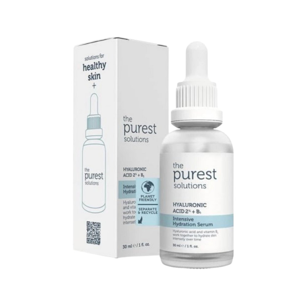 The Purest Solutions Hyaluronic Acid %2 + B5 Intensive Hydration Serum - 30ml | ذا بيوريست سيروم مرطب بحمض الهيالورنيك - 30 مل