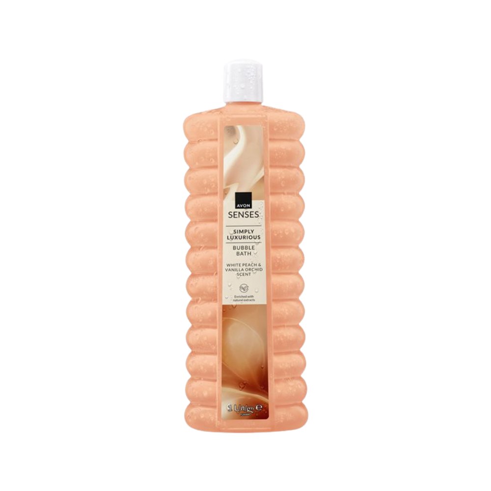 AVON Simply Luxurious Bubble Bath Shower Gel - 1000L | افون جل الاستحمام بابل باث - 1000 مل