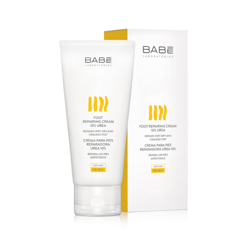 BABE Body Line Foot Repairing Cream 10% Urea - 100mlبابيه كريم ترميم القدمين باليوريا 10% - 100 مل