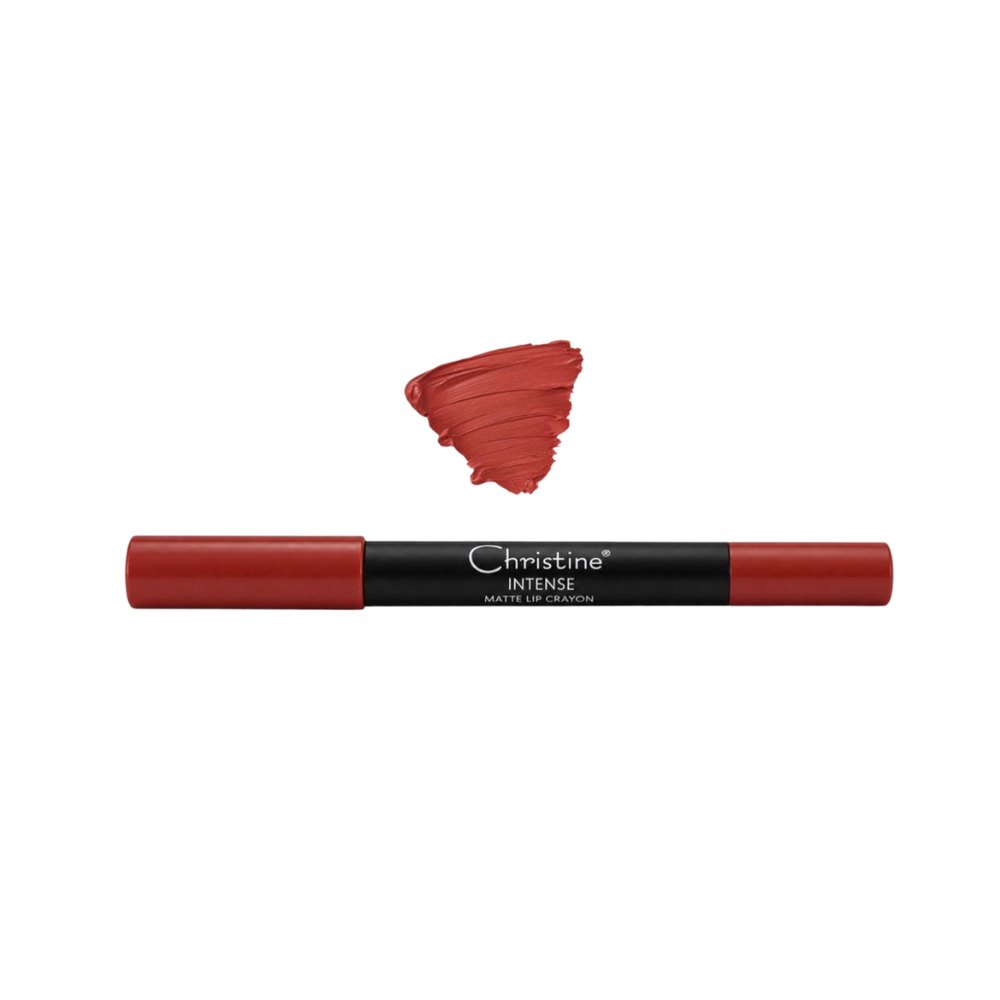 Christine Intense Matte Lip Crayon Long Lasting Wear - 3.0g | كريستين قلم شفاه مات- 3.0غ