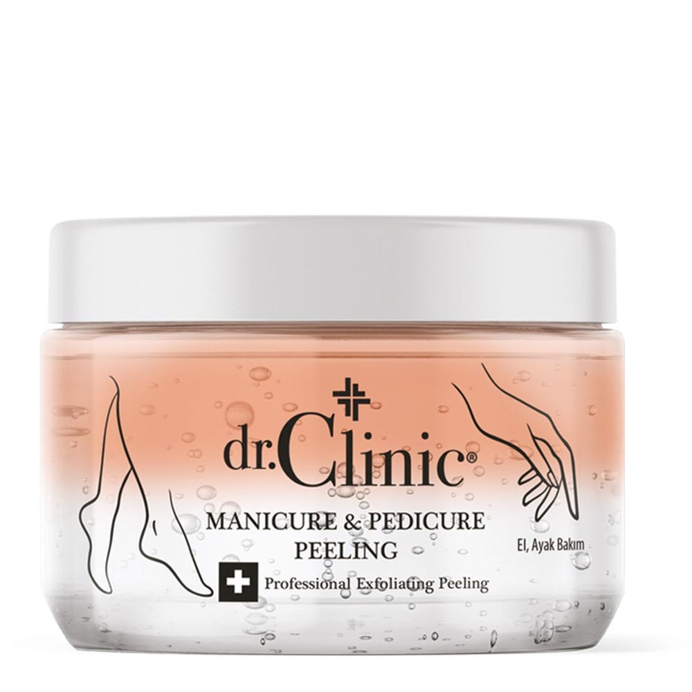 DR.CLINIC Manicure & Pedicure Peeling - 300ml| دكتور كلينك تقشير الاظافر والقدمين- 300 مل