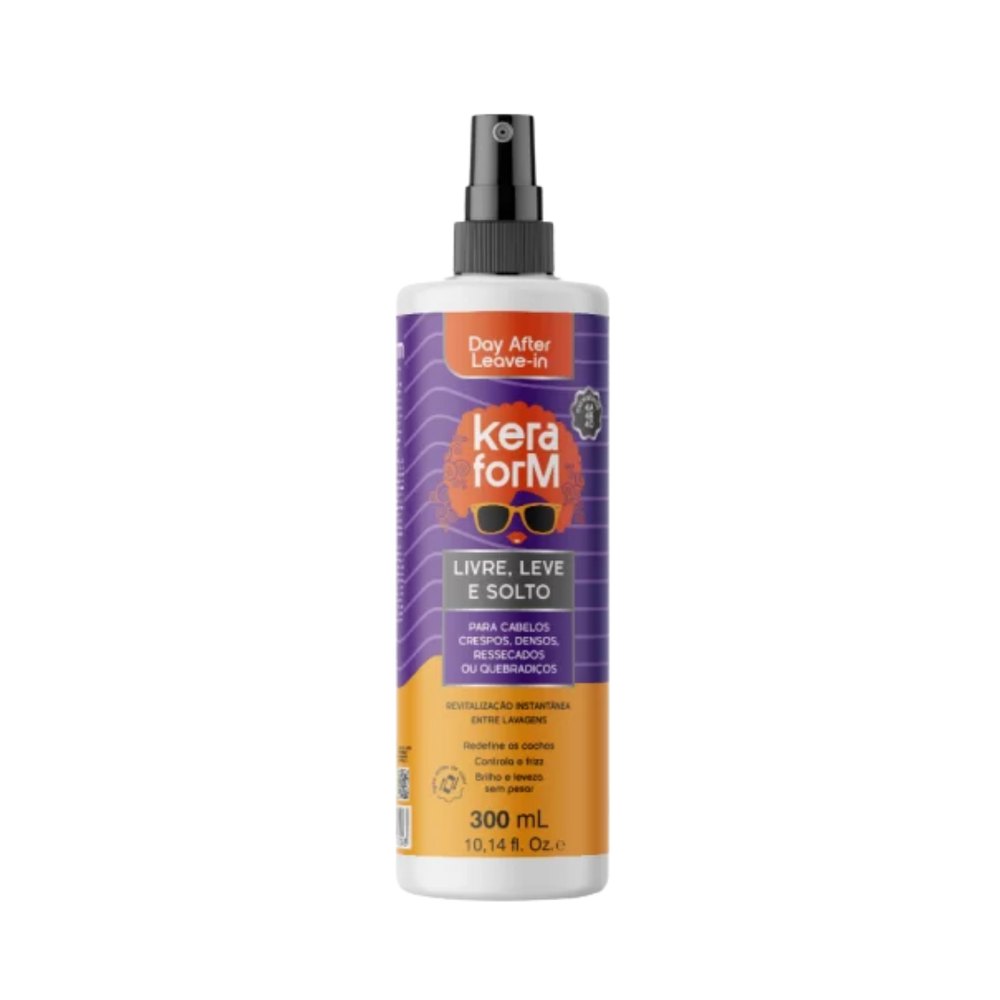 Skafe (0) Leave-In Day After Livre, Leve E Solto Keraform Skafe - 300ml | سكاف بخاخ ليف إن لتجديد تجعيدات الشعر – 300 مل