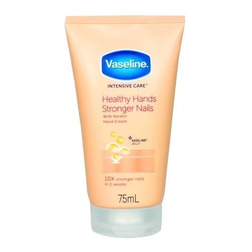 Vaseline Hand Cream Healthy Stronger Nails - 75ml | فازلين كريم لليدين لأظافر صحية وقوية - 75 مل