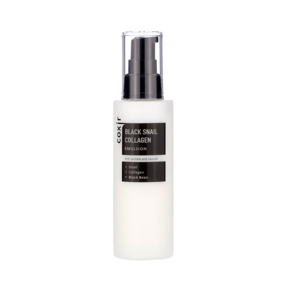 Coxir Black Snail Collagen emulsio - 100ml| كوكسر إيمولشن الحلزون الأسود بالكولاجين-100 مل