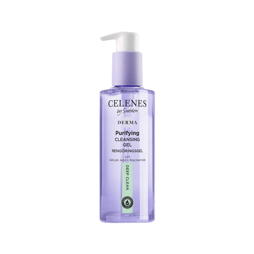 Celenes By Sweden Derma Purifying Cleansing Gel Deep Clean - 250ml | سيلينس غسول جل للتنظيف العميق للبشرة - 250 مل