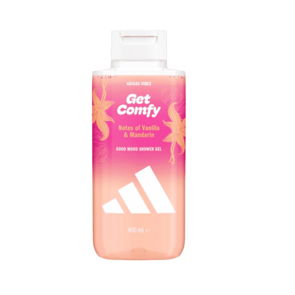 Adidas Vibes Get Comfy Good Mood Shower Gel - 400ml | أديداس جل استحمام بالفانيلا والماندرين - 400 مل