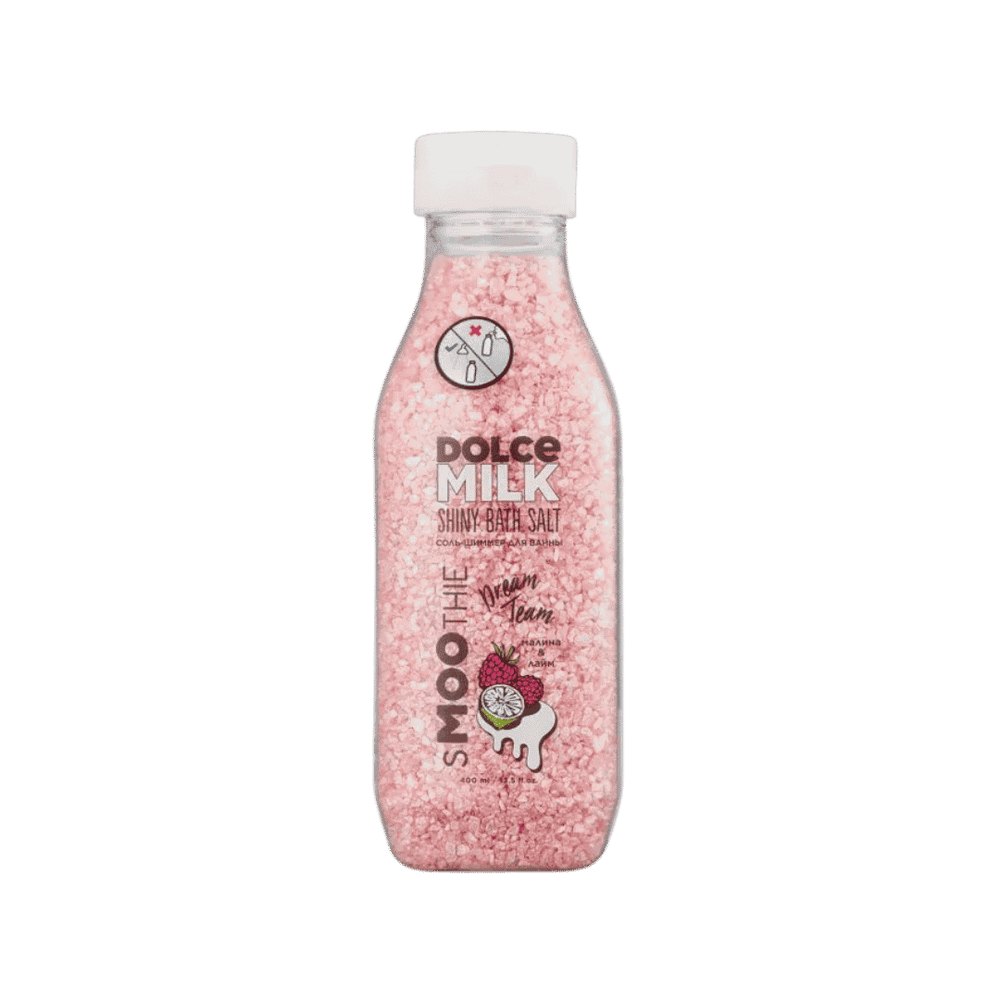 DOLCE MILK Smoothie Dream Team Shiny Bath Salt - 400ml | دولتشي ميلك ملح استحمام برائحة التوت و الليمون - 400 مل