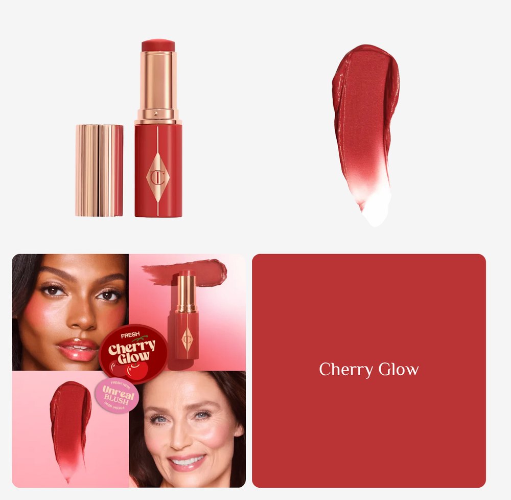 Charlotte Tilbury Unreal Blush Healthy Glow Stick - 9g | شارلوت تلبوري بلاش كريمي - 9 غرام
