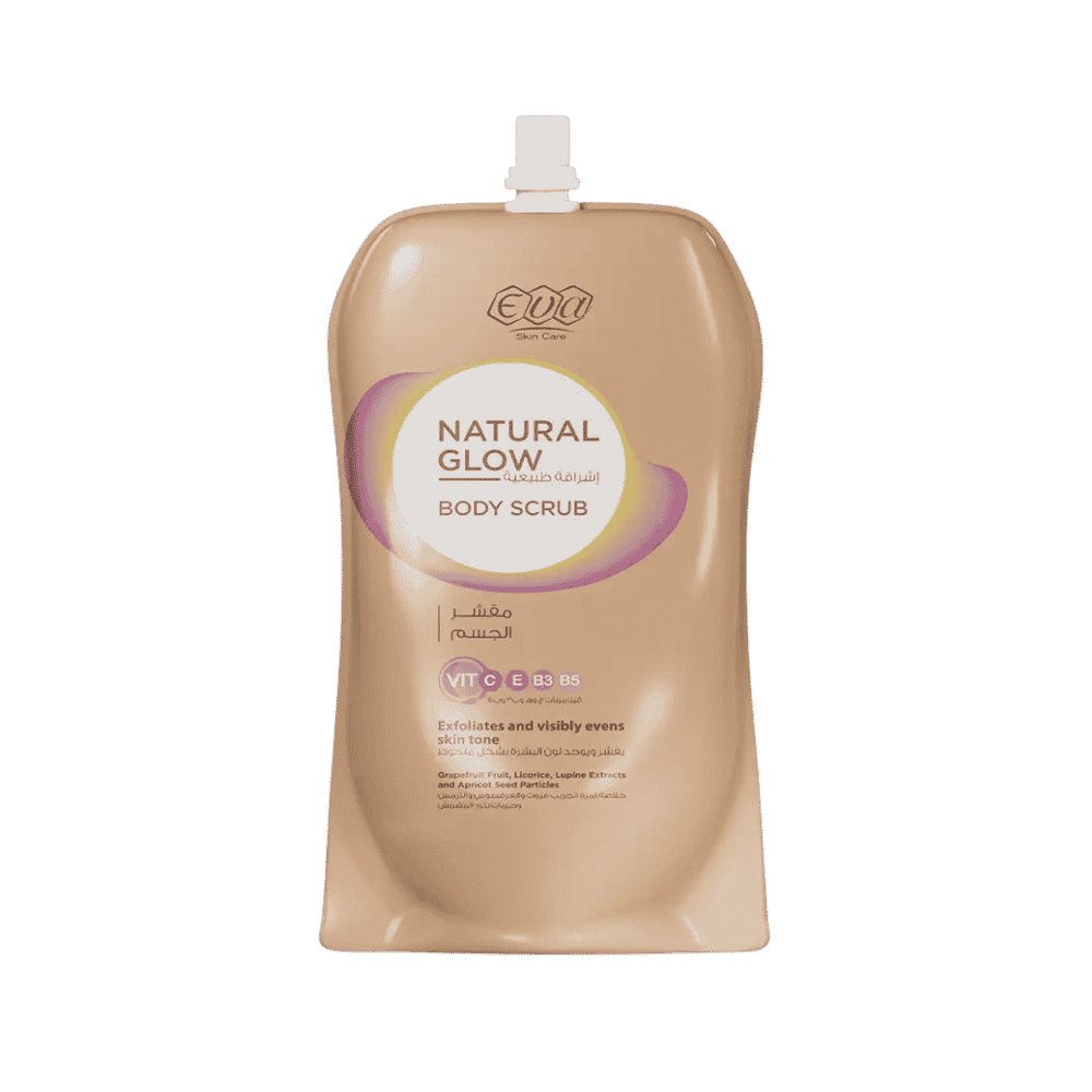 Eva Skin Care Natural Glow Body Scrub - 250g | ايفا مقشر الجسم ناتشورال جلو - 250غ