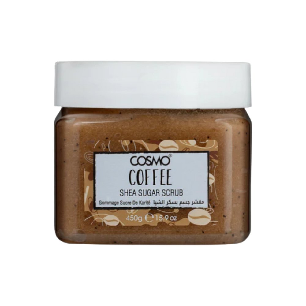 COSMO Coffee Shea Sugar Scrub - 450g | كوزمو مقشر الجسم بالسكر و القهوة و الشيا - 450 غرام