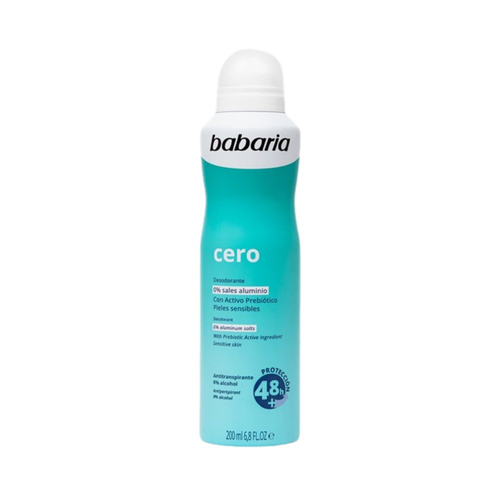 Babaria Desodorante Spray Cero - 200ml | باباريا بخاخ مزيل عرق - 200مل