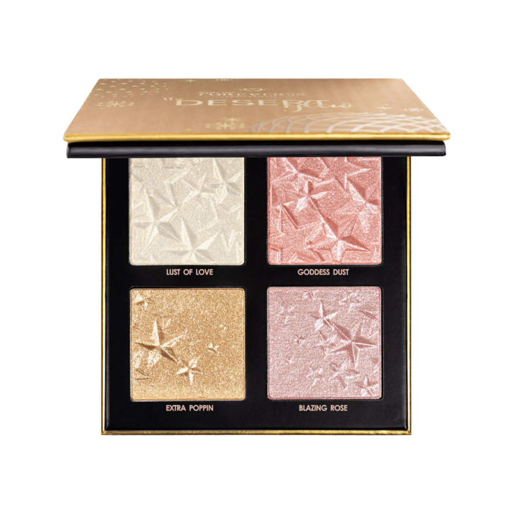 FOR EVER52 The Desert Glow Palette Highlighter - 5.3gx4 | فور ايفر52 باليت هايلايتر - 5.3 غرام