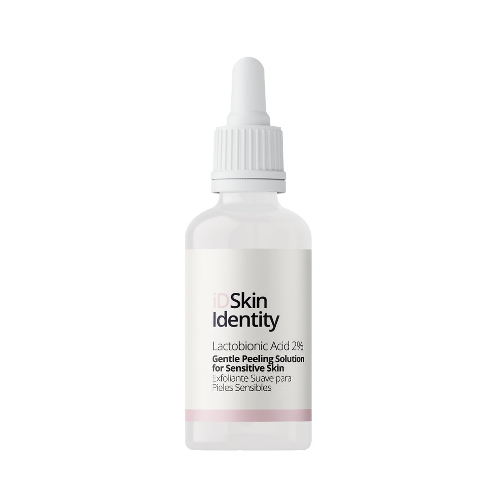 iD Skin Identity Lactobionic Acid 2% Peeling Serum Sensitive skin - 30ml | اي دي سكين مقشر لطيف للبشرة الحساسة - حمض اللاكتوبيونيك 2% - 30 مل