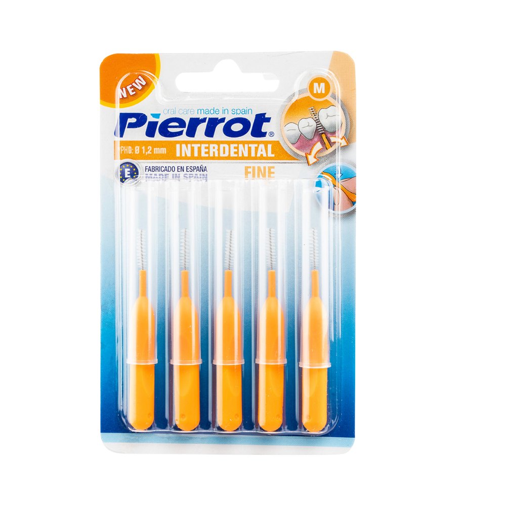 Pierrot Interdental Fine M X5 |بيروت فرش ما بين الأسنان الدقيقة مقاس M – 5 قطع