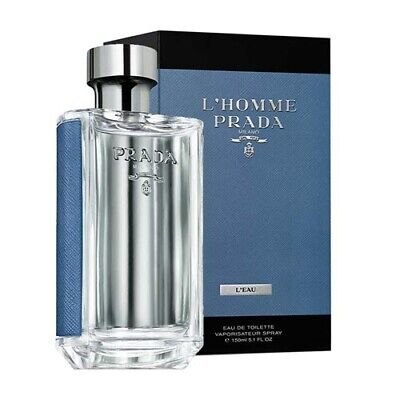 PRADA L'homme L'eau EDT - 100ml | برادا عطر لهوم لو للرجال 100 مل