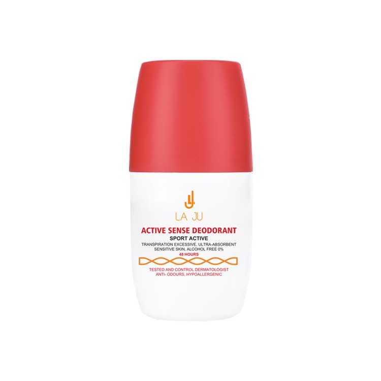 LA JU Active Sense Deodorant 48H - 50ml| لا جو مزيل تعرق رول لمدة 24 ساعة - 50 مل