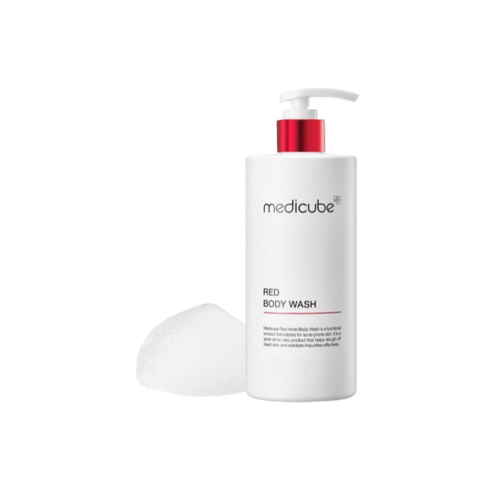 Medicube RED ACNE BODY WASH 2.0 - 400g | ميدي كيوب غسول للجسم ضد حب الشباب - ٤٠٠ غرام