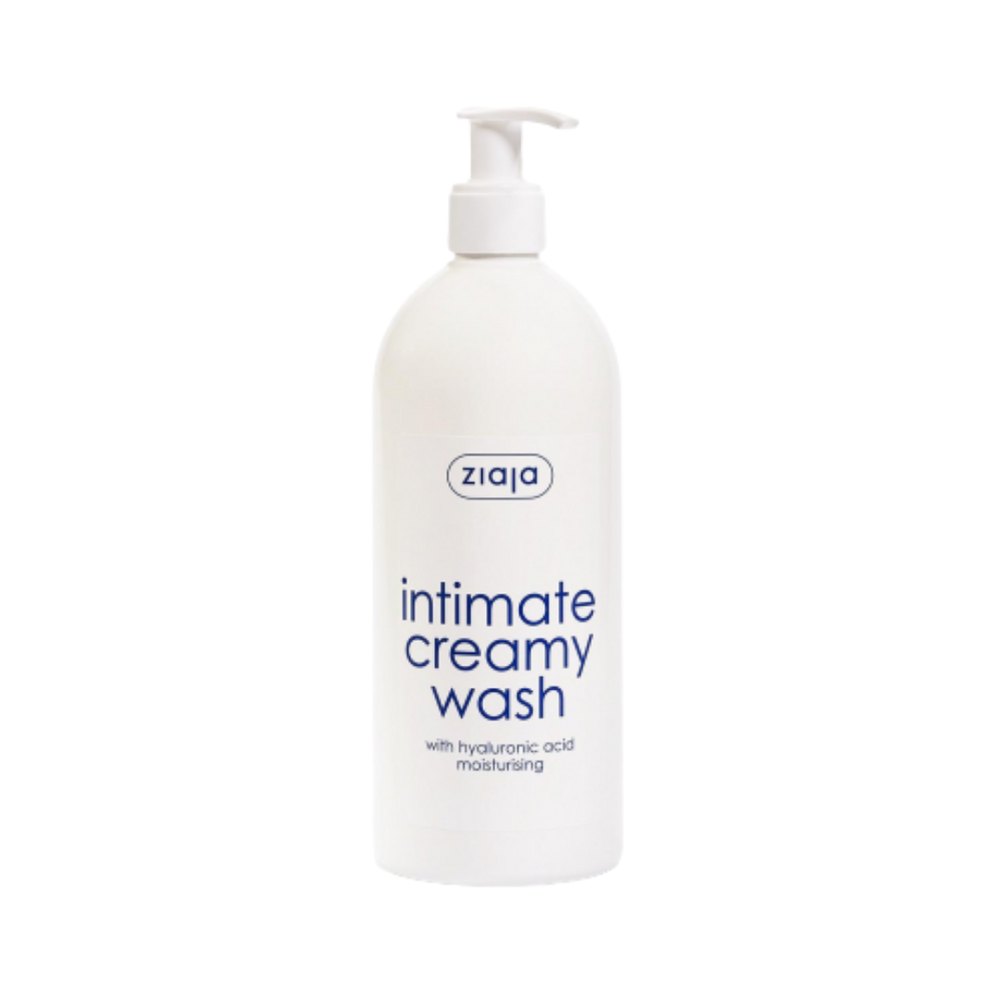 Ziaja Intimate Creamy Wash Hyaluronic Acid - 500ml | جايا غسول كريمي للمناطق الحساسة بالهيالورونيك اسيد - 500 مل