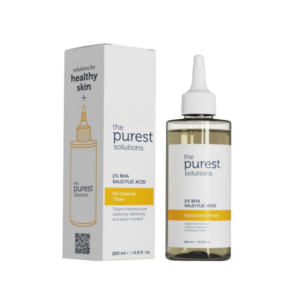 The Purest Solutions Oil Control Toner - 200ml | ذا بيورست تونر تحكم بالإفرازات الدهنية - 200 مل