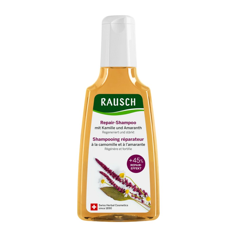 RAUSCH Repair shampoo with chamomile and amaranth - 200ml | راوش شامبو للشعر التالف بالبابونج والامارانث - 200 مل