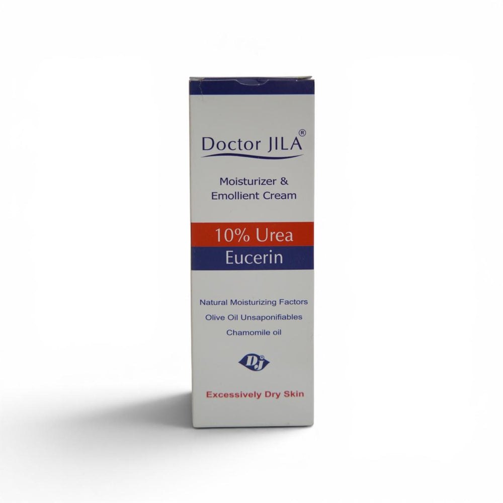 Doctor jila Moisturizer & Emollient Cream 10% Urea Eucerine Suitable for Dry & Sensitive Skin - 75g | دكتور جيلا كريم مرطب وملطف 10% يوريا - 75غ