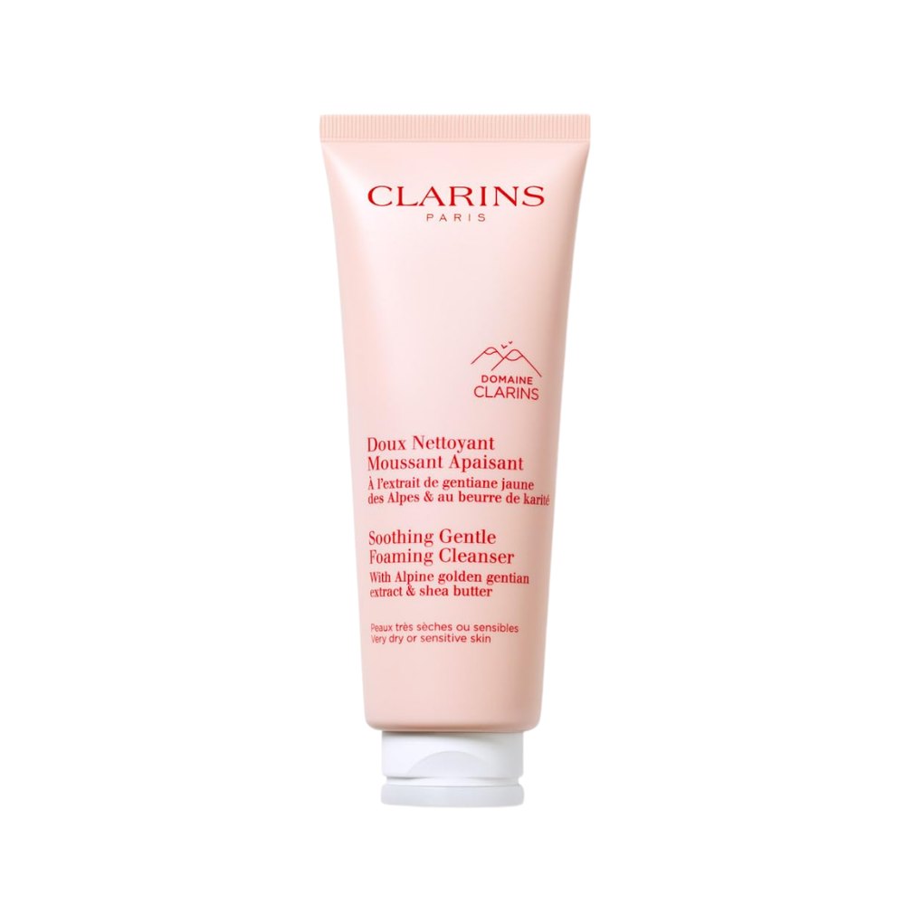 Clarins Soothing Gentle Foaming Cleanser - 125ml| كلارنس غسول رغوي لطيف مهدئ للوجه - 125 مل