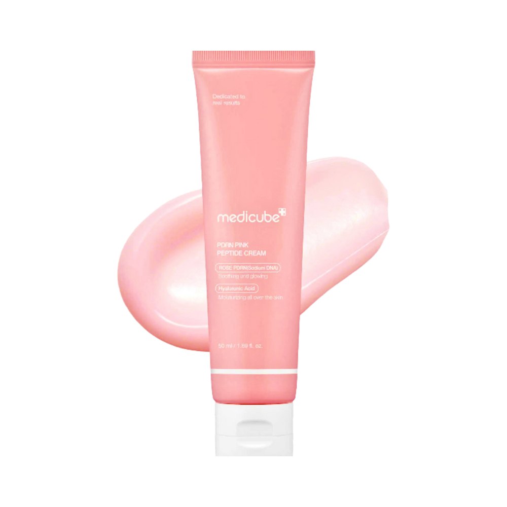 Medicube PDRN PINK HYALURONIC MOISTURIZING CREAM - 50ML | ميدي كيوب كريم مرطب بالهيالورونيك اسيد - ٥٠ مل