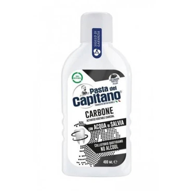 CAPITANO Carbone Mouthwash - 400ml | كابيتانو غسول فموي - 400 مل