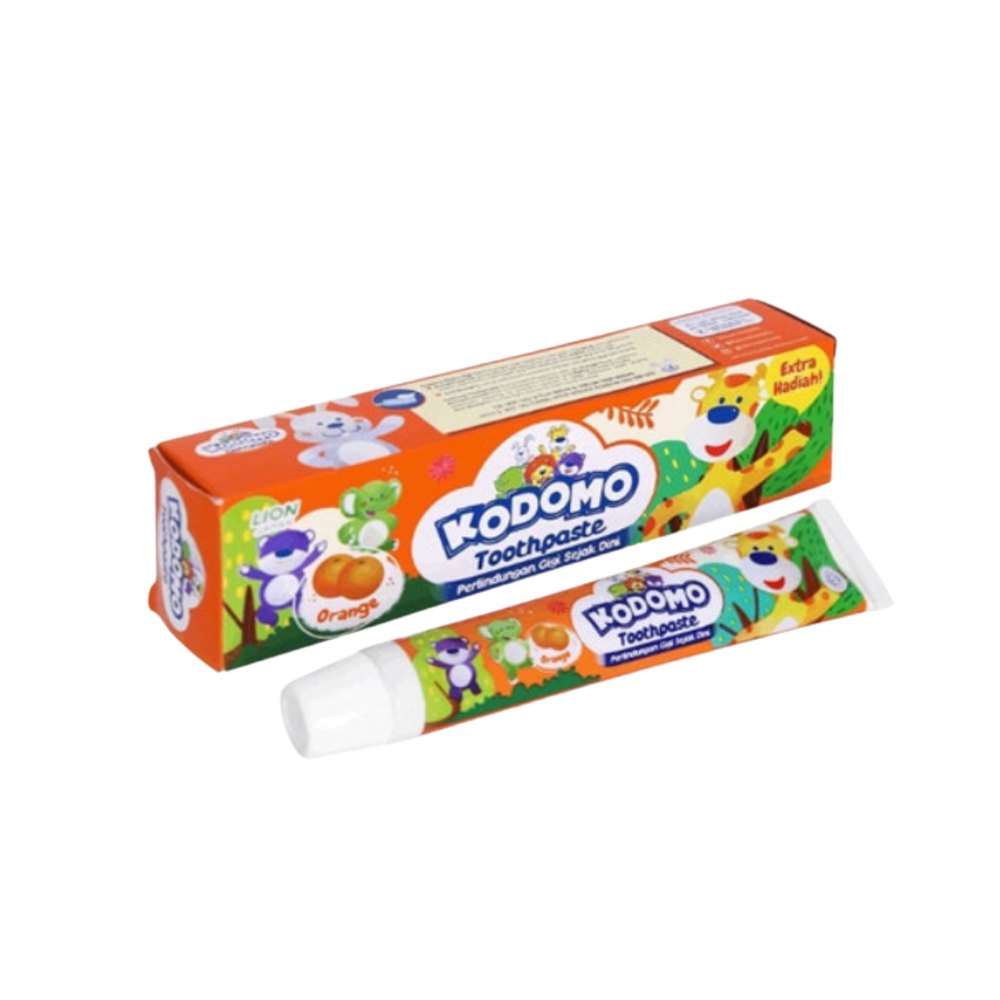 Kodomo Baby Toothpaste - Orange - 45g | كودومو معجون أسنان للأطفال - 45 غرام